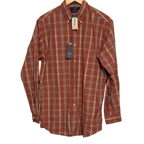 Daniel Cremieux Other - NWT-‎ Daniel Cremieux Classics Plaid Button Down Shirt Tailored Fit Medium